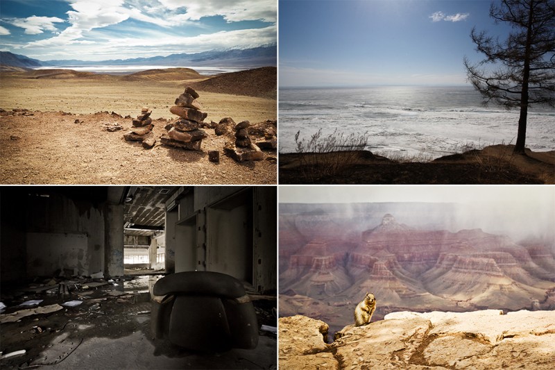 Death Valley, Lac Baïkal, Mostar, Grand Canyon