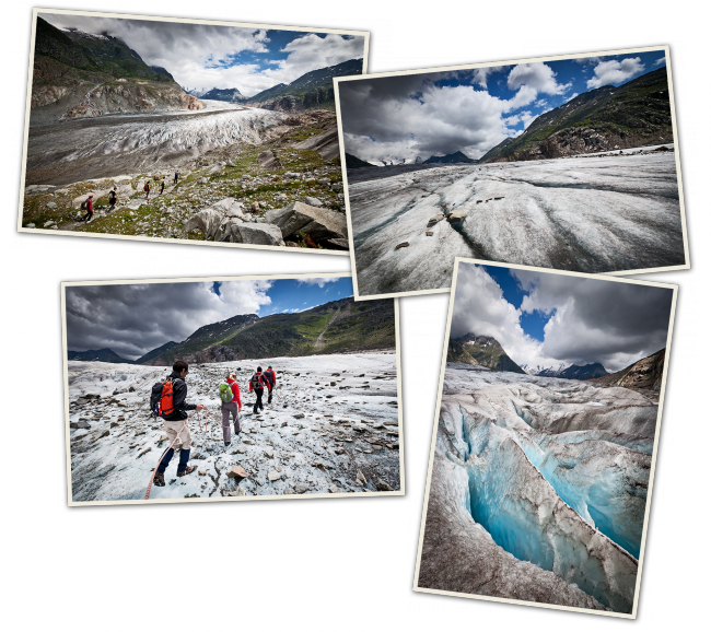 Suisse : le glacier d'Aletsch