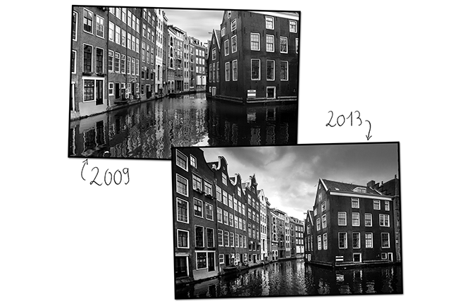 Voyage à Amsterdam 2009 Vs. 2013